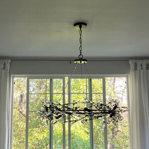 1 Pottery Barn Replacement (Bella Crystal Ring Chandelier)